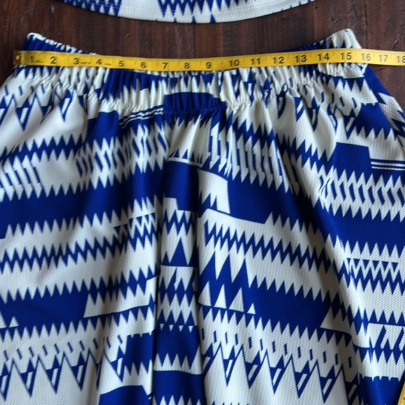 Rebdolls 1X “Ms. Virginia” Blue & White Skater Skirt Set - Picture 9 of 13